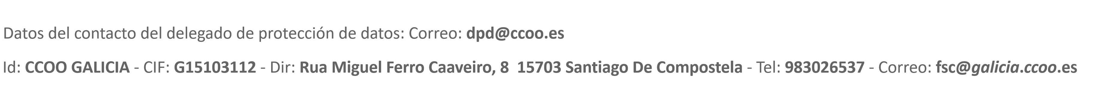 Datos ccoogalicia